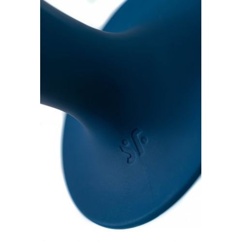 Фаллоимитатор со смещенным центром тяжести Satisfyer Double Ball-R синий 18 см