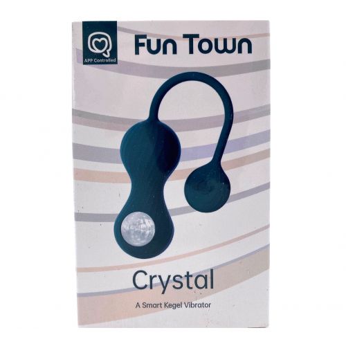 Вагинальные смарт-шарики с вибрацией Magic Motion Fun Town Crystal