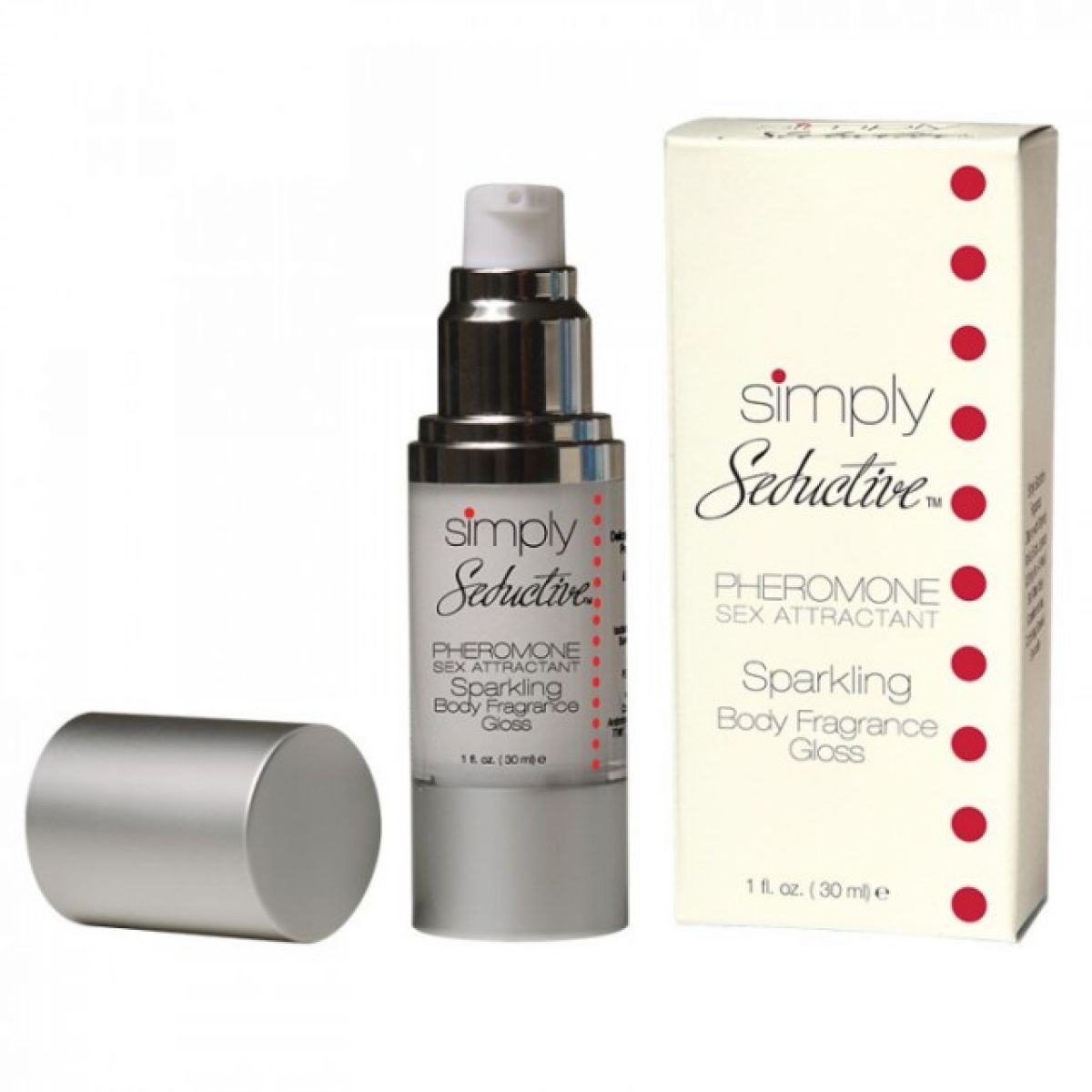 Кремовые мерцающие духи с феромонами Simply 30 мл