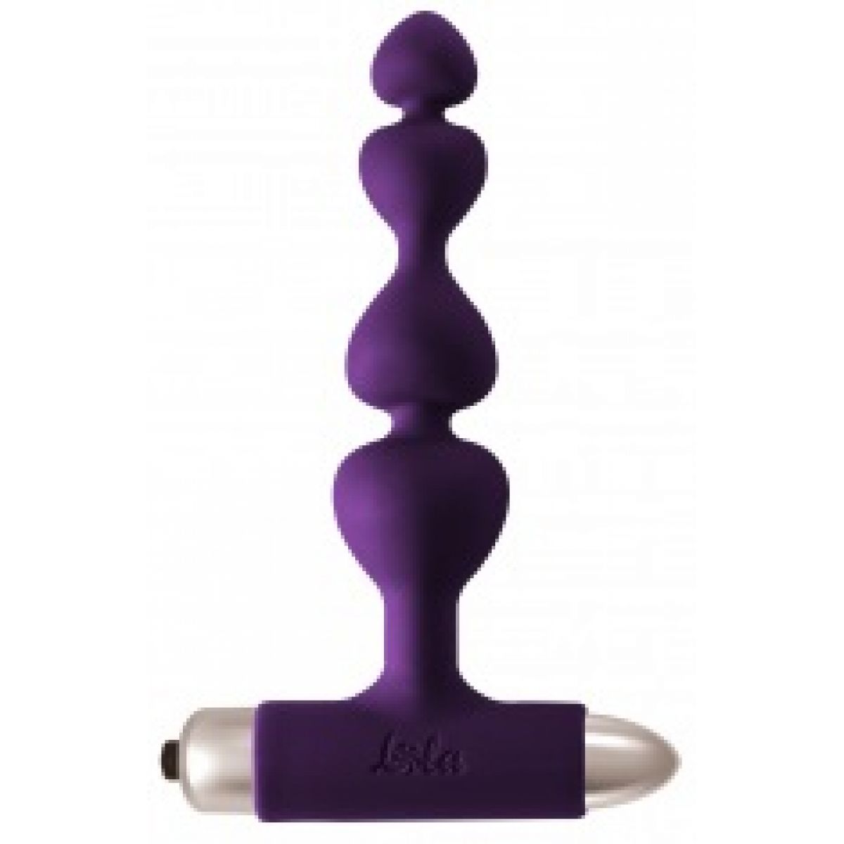 Анальная цепочка с вибрацией Spice It Up New Edition Excellence фиолетовая