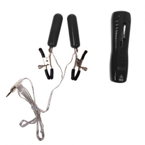 Зажимы для груди с вибро-грузиками Vibrating Nipple Clamps