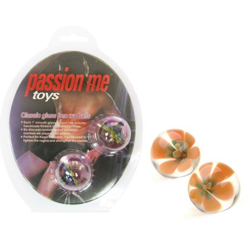 Вагинальные шарики Passion me жёлтые
