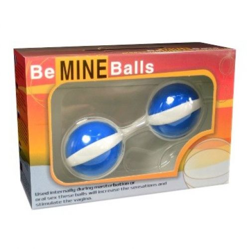 Вагинальные шарики Be Mine Balls голубые
