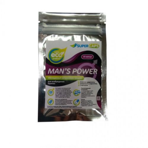 Возбуждающее средство Mans power Lcarnitin 10 капсул