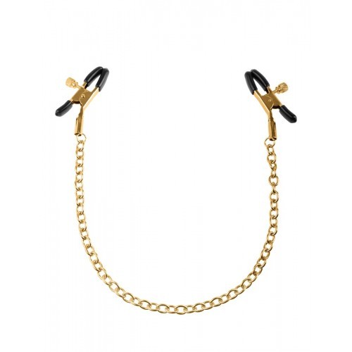 Зажимы для сосков FF Gold Chain Nipple Clamps