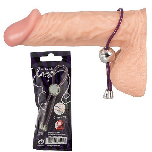 Лассо для пениса регулируемое Cock and Ball Loop
