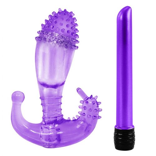Вибростимулятор с насадкой Honeybee Vibrator