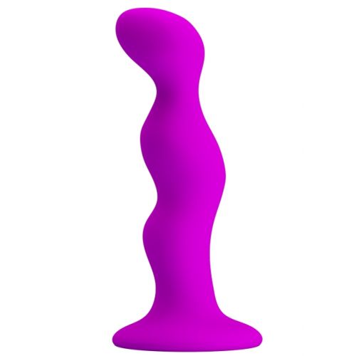 Волнистый анальный стимулятор Booty Passion на мощной присоске