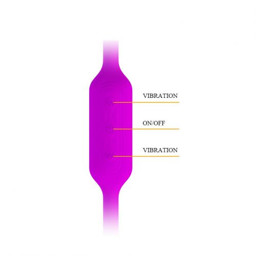 Двойной вибростимулятор Pretty Love Lovers whip