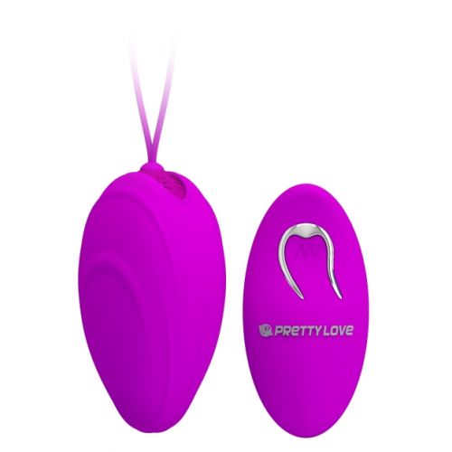 Виброяйцо Pretty Love Hyper Egg со сменной насадкой и беспроводным управлением 