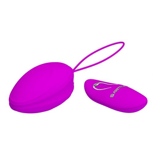 Виброяйцо Pretty Love Hyper Egg со сменной насадкой и беспроводным управлением 