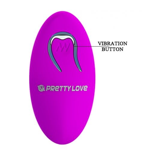 Виброяйцо Pretty Love Hyper Egg со сменной насадкой и беспроводным управлением 