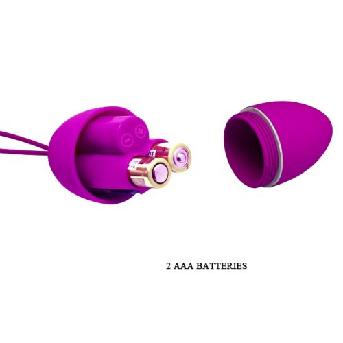 Виброяйцо Pretty Love Hyper Egg со сменной насадкой и беспроводным управлением 