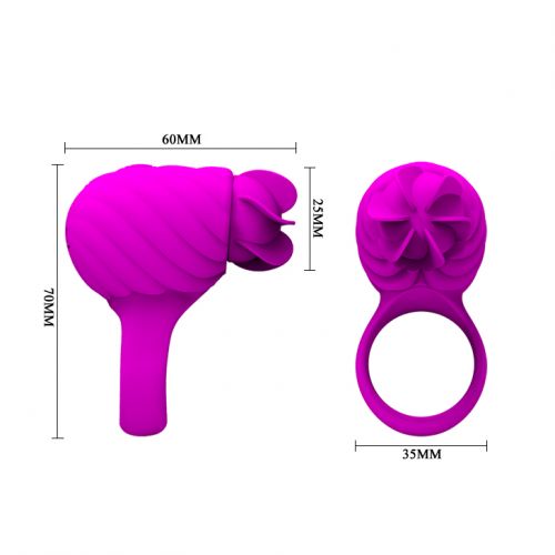 Эрекционное кольцо с ротацией Pretty Love Frances