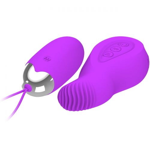 Стимулятор 2 в 1: виброяйцо и стимулятор клитора Pretty Love Eden