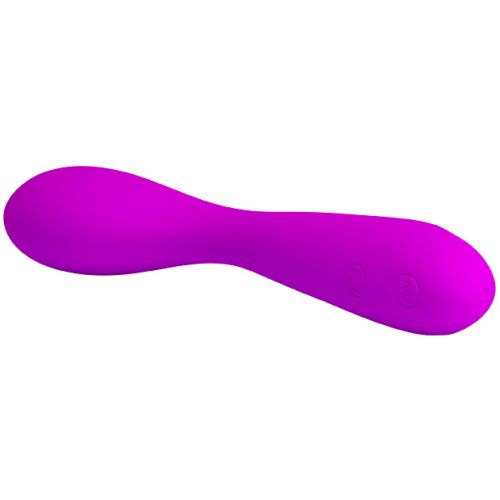 Мощный гибкий вибратор для зоны G Pretty Love Nigel пурпурный