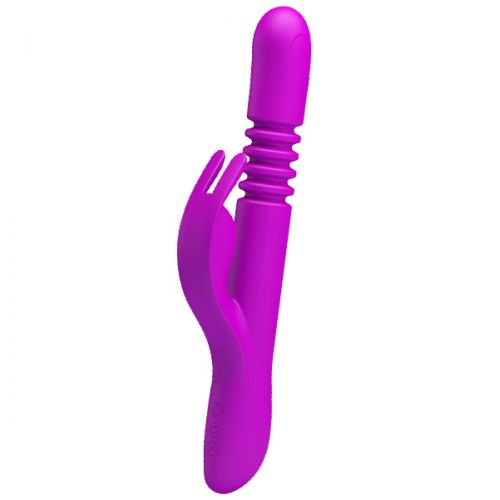 Вибратор-кролик с ротацией и поступательными движениями Pretty Love Donahue