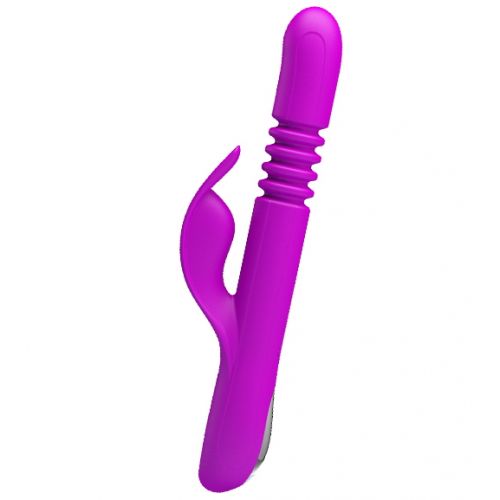 Вибратор-кролик с ротацией и поступательными движениями Pretty Love Donahue