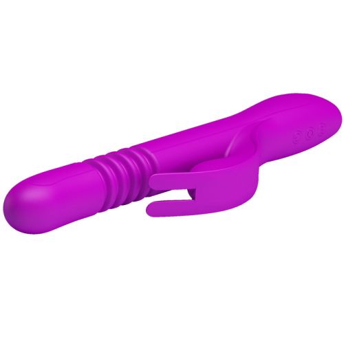 Вибратор-кролик с ротацией и поступательными движениями Pretty Love Donahue