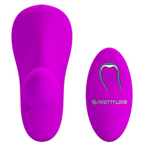 Вагинально-клиторальный стимулятор Pretty Love с дистанционным управлением