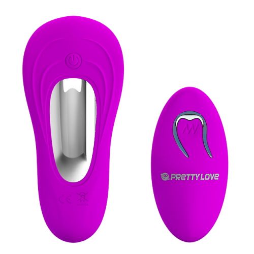 Вагинально-клиторальный стимулятор Pretty Love с дистанционным управлением