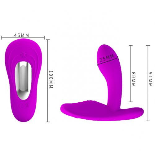 Вагинально-клиторальный стимулятор Pretty Love с дистанционным управлением