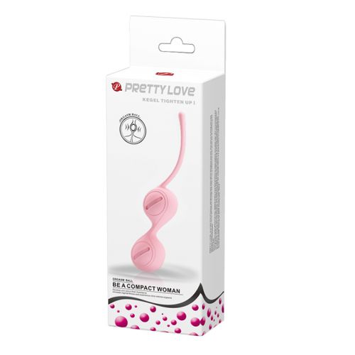 Вагинальные шарики со смещённым центром тяжести Pretty Love Kegel Tighten Up I розовые