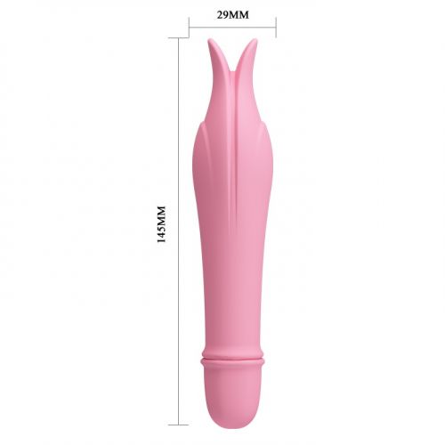 Светло-розовый вибростимулятор Edward