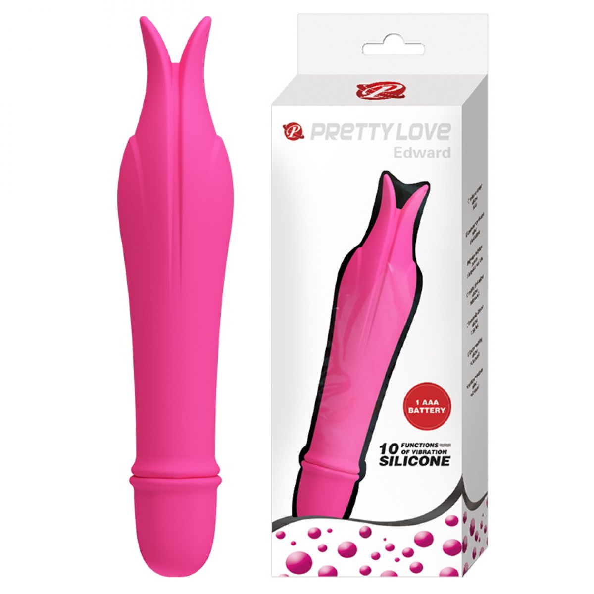 Розовый вибростимулятор Edward