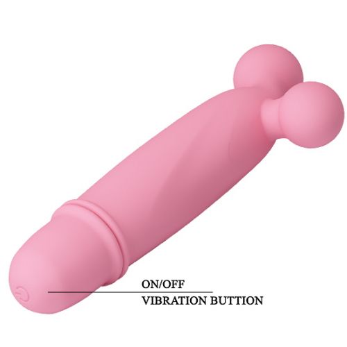 Мини-вибратор оригинальной формы Goddard нежно-розовый