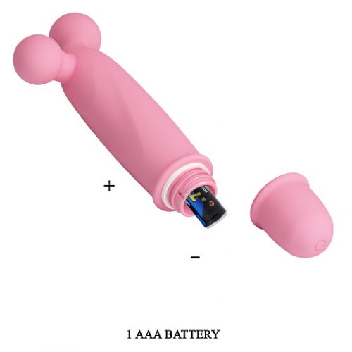 Мини-вибратор оригинальной формы Goddard нежно-розовый