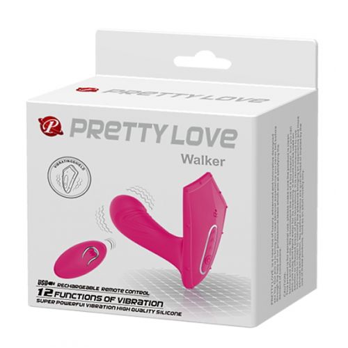 Вибростимулятор с дистанционным управлением Pretty Love Walker розовый