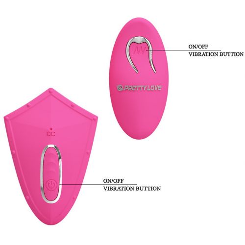 Вибростимулятор с дистанционным управлением Pretty Love Walker розовый