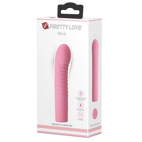 Мини-вибратор Pretty Love Mick нежно-розовый