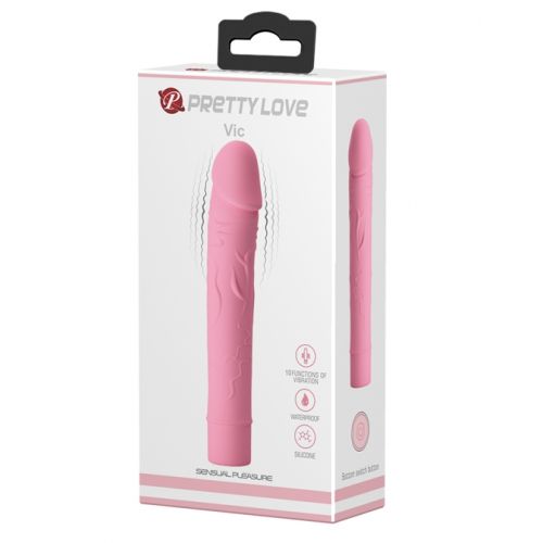 Мини-вибратор Pretty Love Vic нежно-розовый