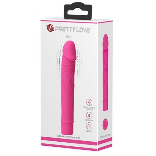 Мини-вибратор Pretty Love Vic розовый