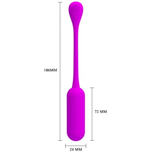 Перезаряжаемое виброяйцо Lechies с беспроводным управлением