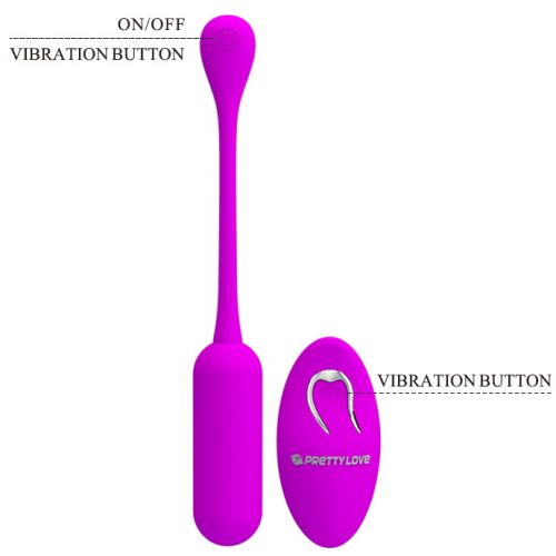 Перезаряжаемое виброяйцо Lechies с беспроводным управлением