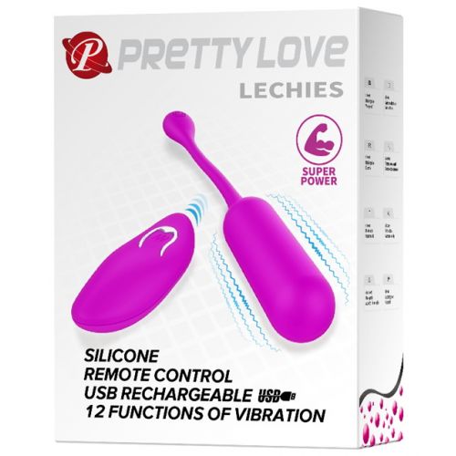 Перезаряжаемое виброяйцо Lechies с беспроводным управлением
