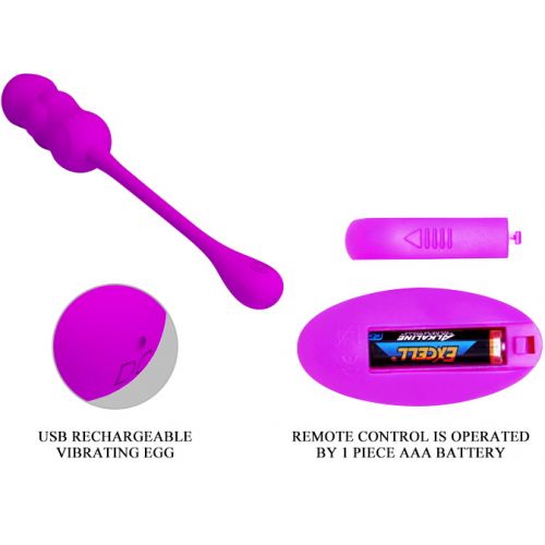 Перезаряжаемое виброяйцо Leshy с беспроводным управлением