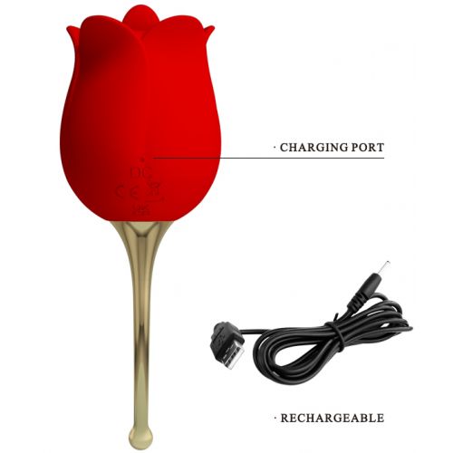 Клиторальный стимулятор Rose Lover в виде розочки