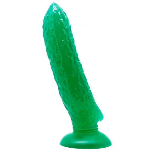 Фаллоимитатор огурец на присоске