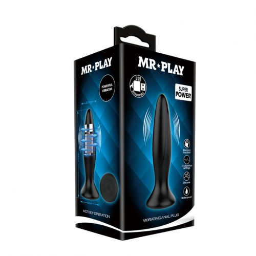 Анальная втулка Mr.Play с вибрацией