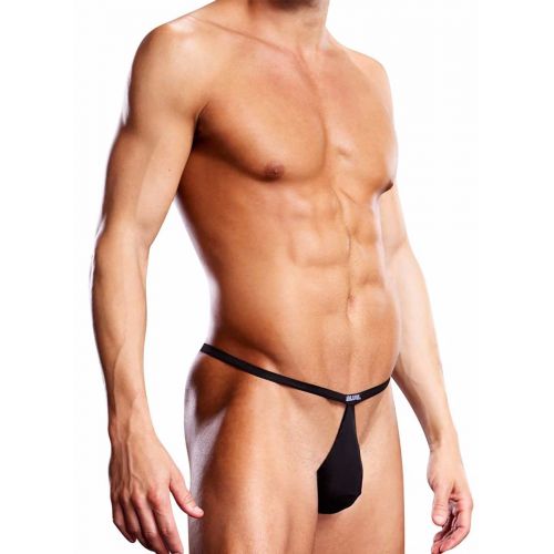 Мужские V-стринги Pouch черного цвета S/M
