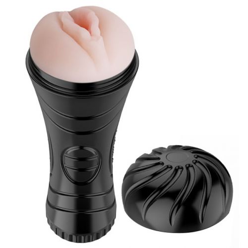 Мастурбатор вагина в колбе Vibrating Male Masturbator с одним режимом вибрации