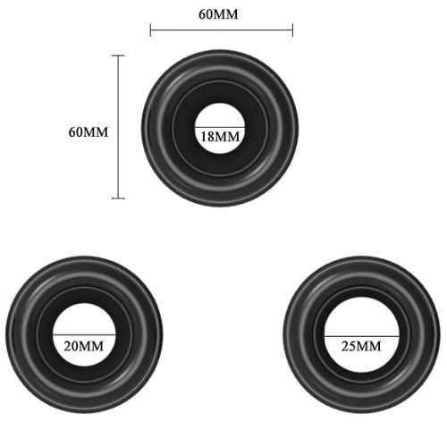 Набор сменных насадок для вакуумной помпы Penis Pump