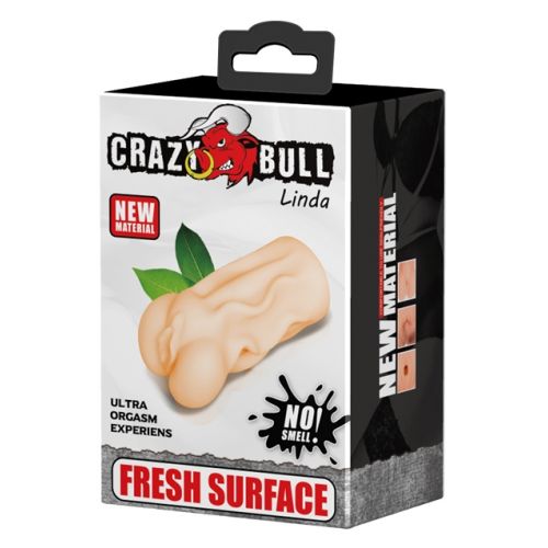 Компактный мастурбатор-вагина Crazy Bull Linda