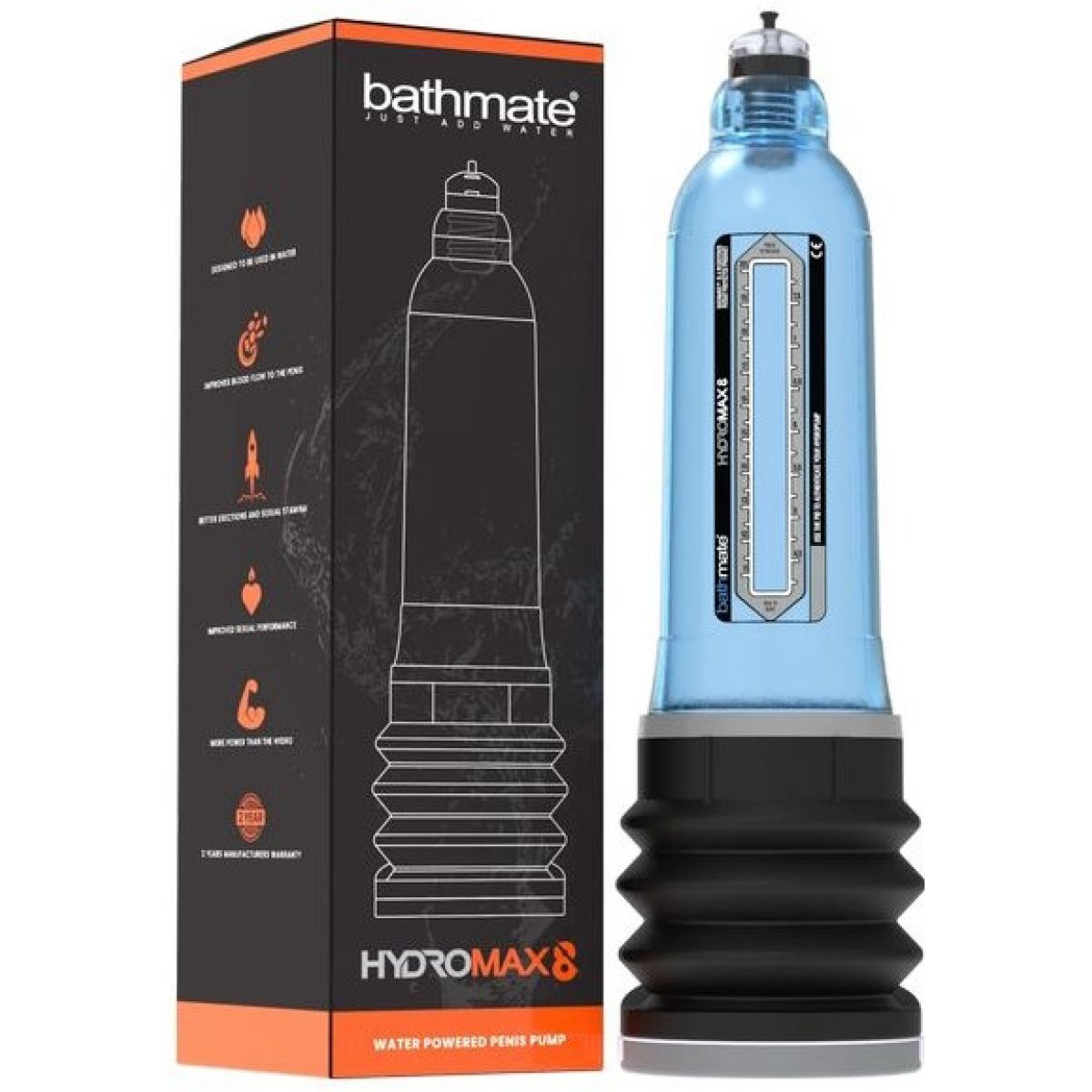 Гидропомпа Bathmate Hydromax8 Aqua синяя