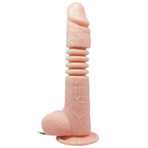 Вибратор-реалистик с ротацией и поступательными движениями Thunder Up