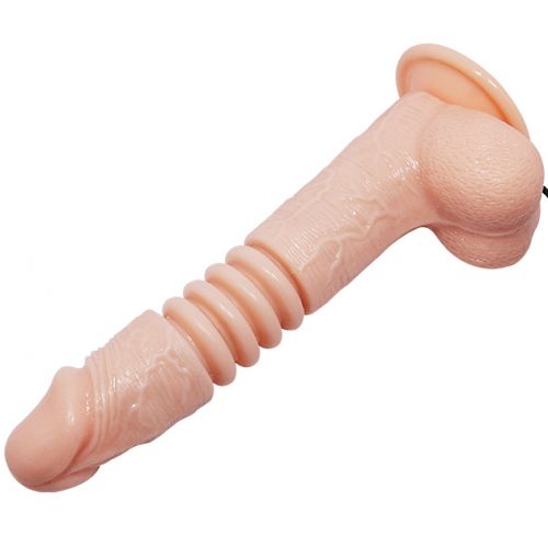 Вибратор-реалистик с ротацией и поступательными движениями Thunder Up